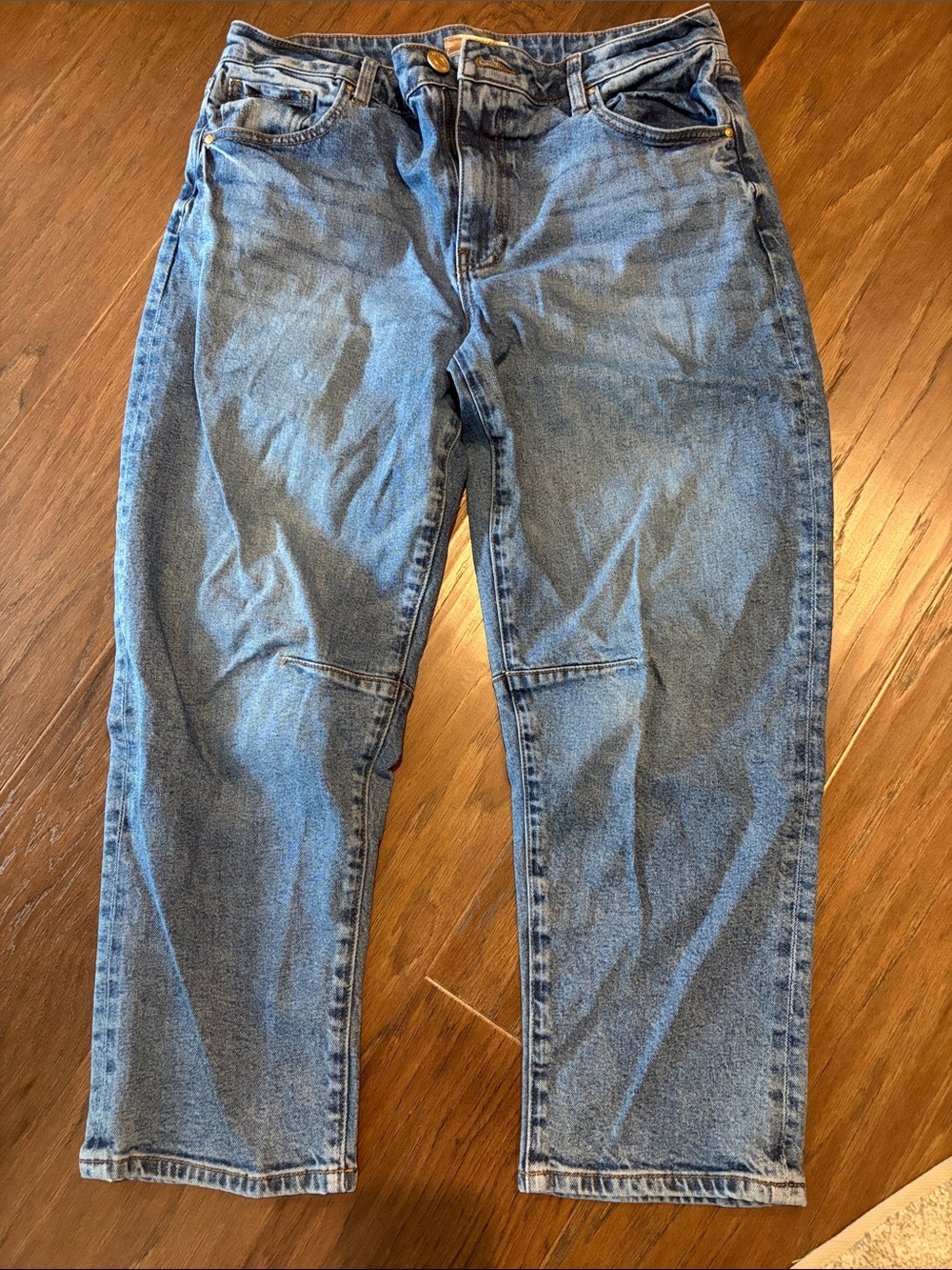 Kut from the Kloth Straight-Leg Light Blue Jeans